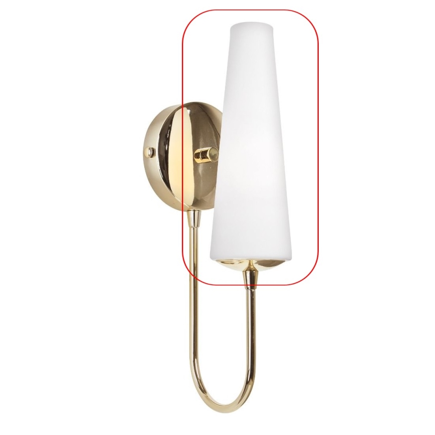Zuma Line - Atsarginis stiklas šviestuvui ir siena lempa E14 diametras 7 cm