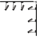 Zuma Line - Bėginis taškinis šviestuvas 6xGU10/35W/230V juodas