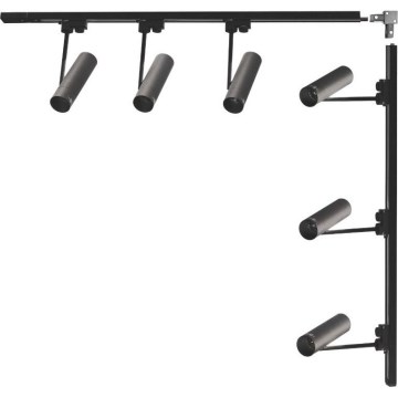 Zuma Line - Bėginis taškinis šviestuvas 6xGU10/35W/230V juodas