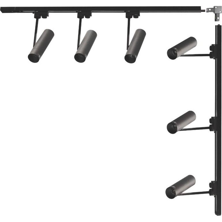 Zuma Line - Bėginis taškinis šviestuvas 6xGU10/35W/230V juodas