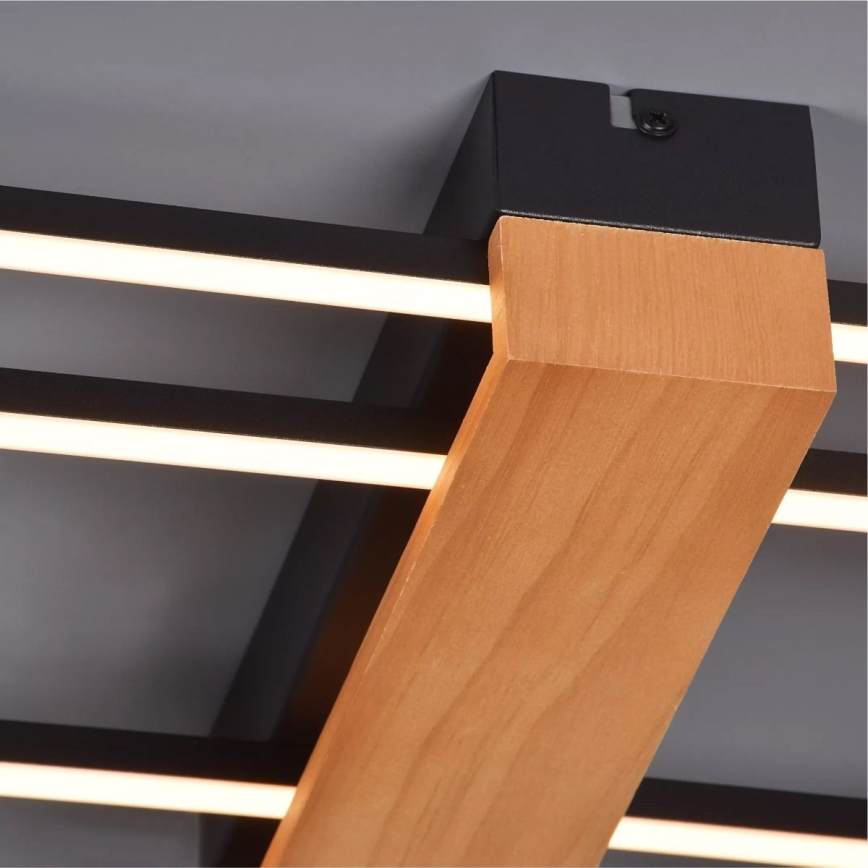 Zuma Line - LED lubinis šviestuvas LED/39W/230V 3000K juoda/pušis