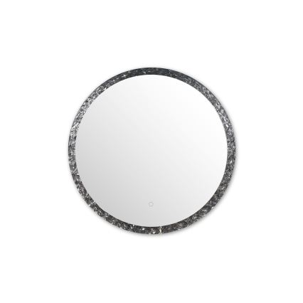 Zuma Line - LED Vonia siena veidrodis su foniniu apšvietimu LED/24W/230V 3000/4000/6000K diametras 60 cm IP44 blizgus chromas