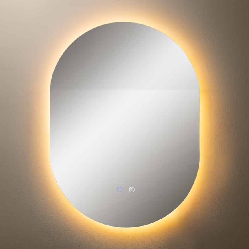 Zuma Line - LED Vonios šildomas sieninis veidrodis su foniniu apšvietimu LED/24W/230V 3000/4000/6000K 70x50 cm IP44