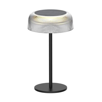 Zuma Line DT33111-LED Pritemdoma saulės įkraunama lempa BLUET LED/2,5W/2000 mAh IP44 juoda