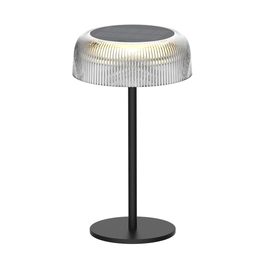 Zuma Line DT33111-LED Pritemdoma saulės įkraunama lempa BLUET LED/2,5W/2000 mAh IP44 juoda