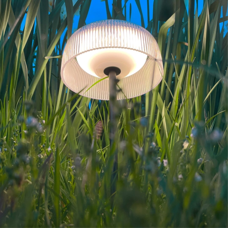 Zuma Line DT33111-LED Pritemdoma saulės įkraunama lempa BLUET LED/2,5W/2000 mAh IP44 juoda