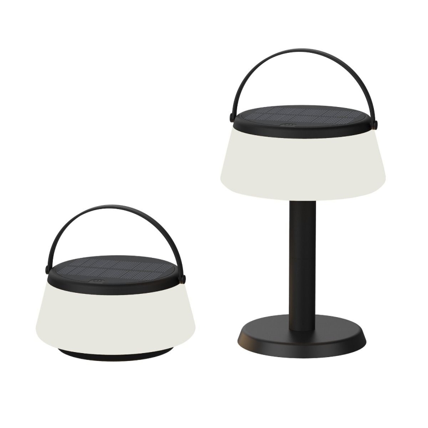 Zuma Line DT36111 - LED Pritemdoma saulės įkraunamas lempa AURE LED/2,2W/2000mAh IP44 juoda