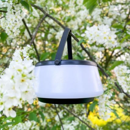 Zuma Line DT36111 - LED Pritemdoma saulės įkraunamas lempa AURE LED/2,2W/2000mAh IP44 juoda