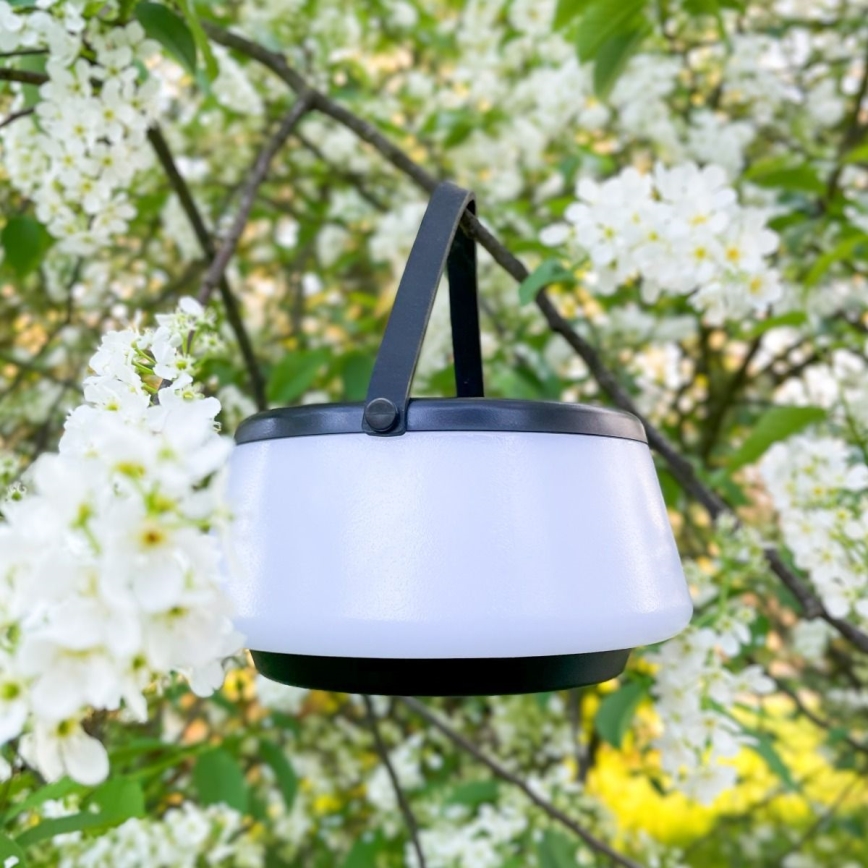 Zuma Line DT36111 - LED Pritemdoma saulės įkraunamas lempa AURE LED/2,2W/2000mAh IP44 juoda