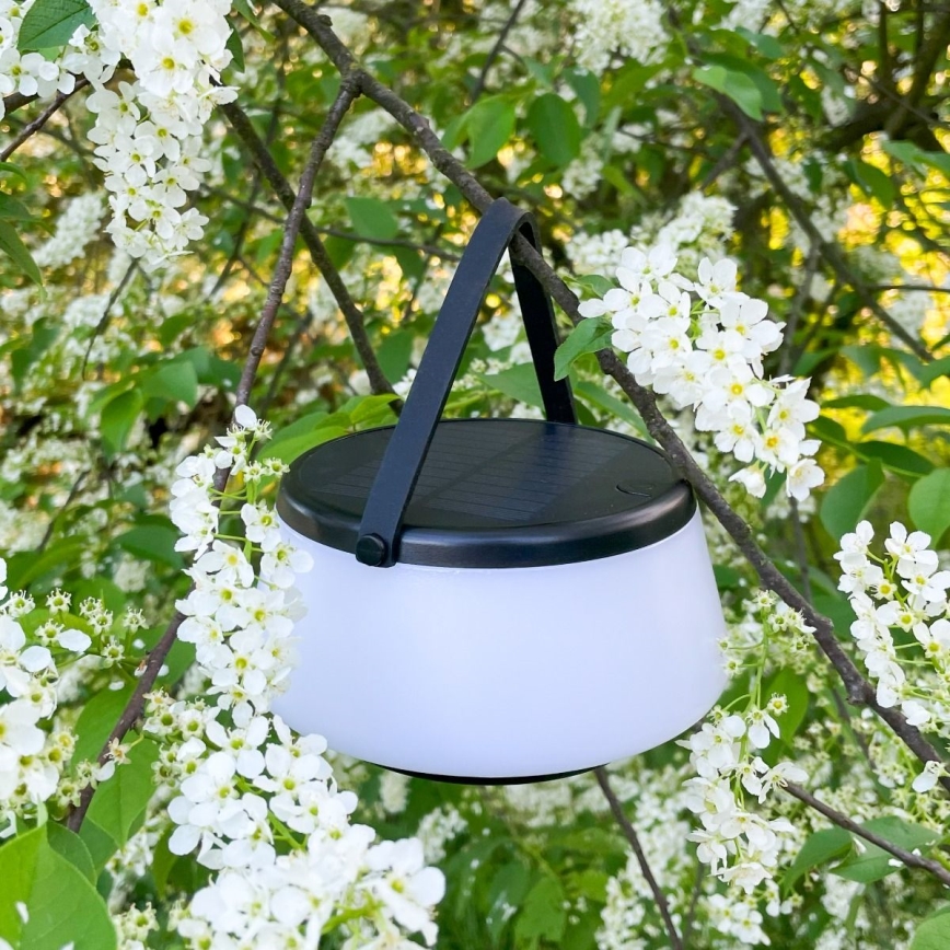 Zuma Line DT36111 - LED Pritemdoma saulės įkraunamas lempa AURE LED/2,2W/2000mAh IP44 juoda