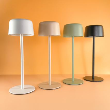 Zuma Line - LED Pritemdomas įkraunamas stalinis šviestuvas LED/2W/1200 mAh IP44 juoda