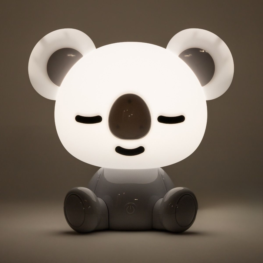 Zuma Line - LED Pritemdoma vaikiška liečiama stalinė lempa LED/3W/230V koala pilka