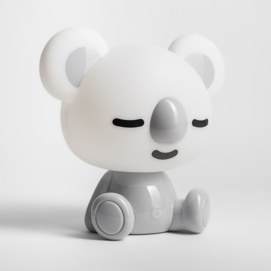 Zuma Line - LED Pritemdoma vaikiška liečiama stalinė lempa LED/3W/230V koala pilka