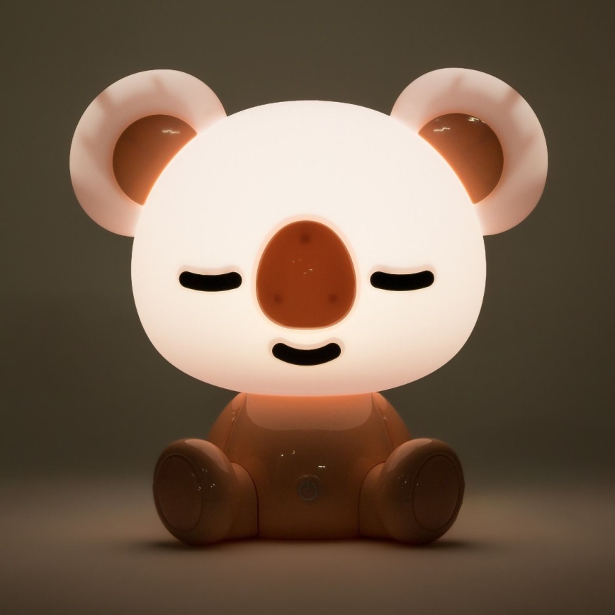 Zuma Line - LED Pritemdoma vaikiška liečiama stalinė lempa LED/3W/230V koala rausva