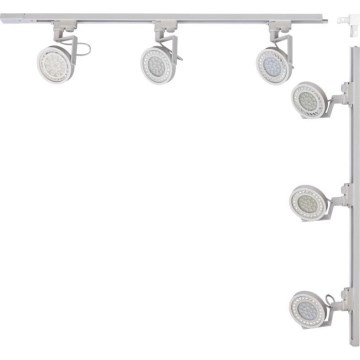 Zuma Line - Kryptinis šviestuvas bėgelių sistemai 6xGU10/15W/230V baltas
