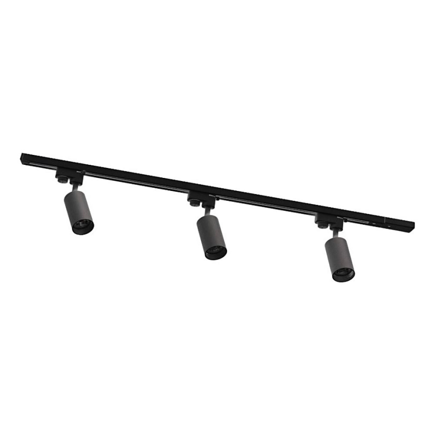 Zuma Line - Kryptinis šviestuvas bėgelių sistemoje 3xGU10/35W/230V juodas