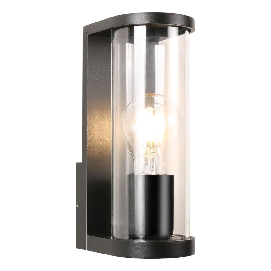 Zuma Line - Lauko sieninis šviestuvas 1xE27/60W/230V IP44 juoda