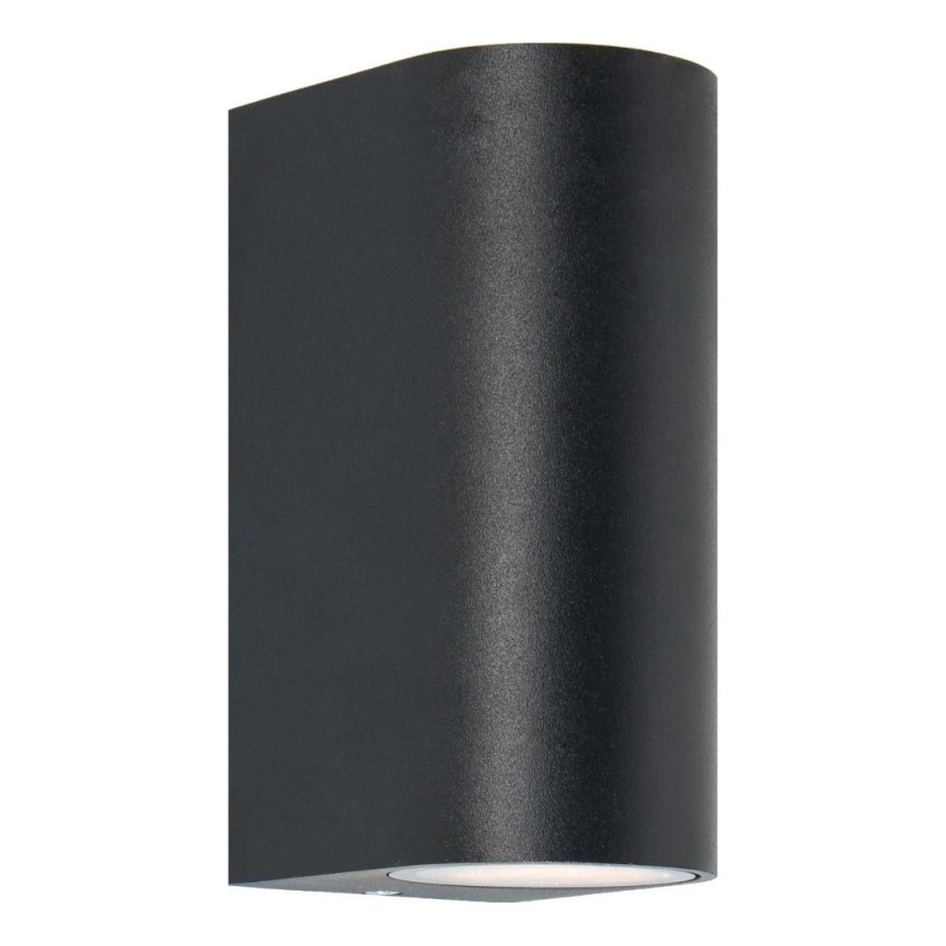 Zuma Line - Lauko sieninis šviestuvas 2xGU10/35W/230V IP44 juoda
