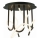 Zuma Line - LED Ant pagrindo montuojamas sietynas LED/45W/230V 3000/4000/6000K juoda