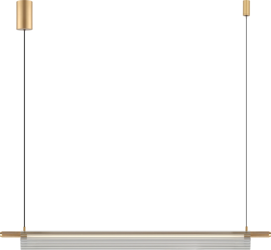 Zuma Line - LED liustra ant laido LED/14W/230V aukso spalvos