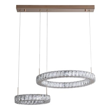 Zuma Line - LED pakabinama liustra ant laido LED/36W/230V rožinio aukso