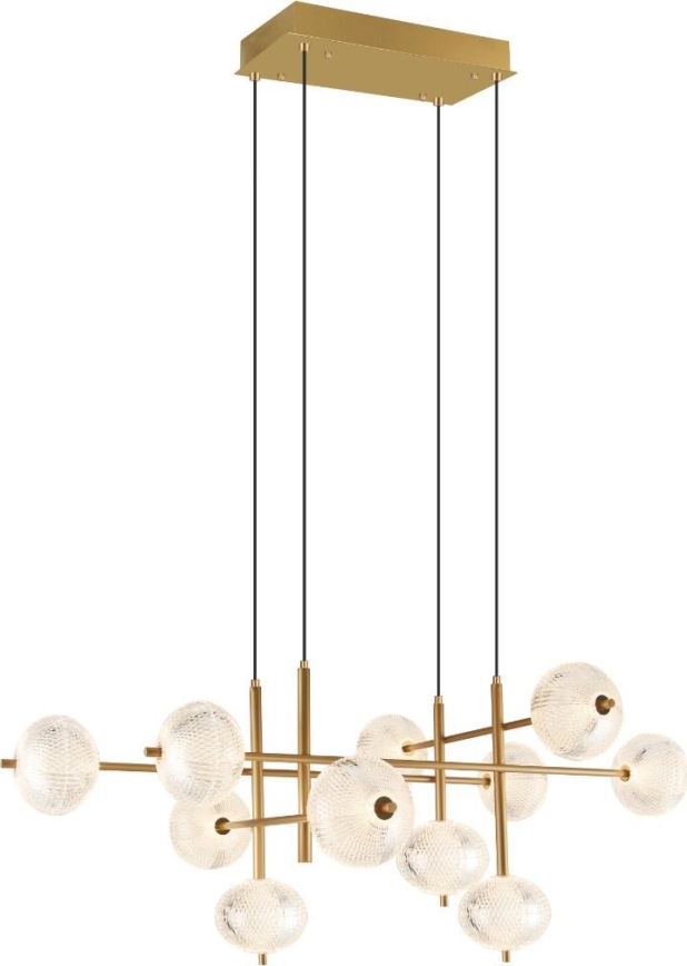 Zuma Line - LED pakabinama liustra ant laido LED/63W/230V auksinė