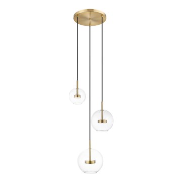 Zuma Line - LED Pakabinamas sietynas 3xLED/5W/230V auksas