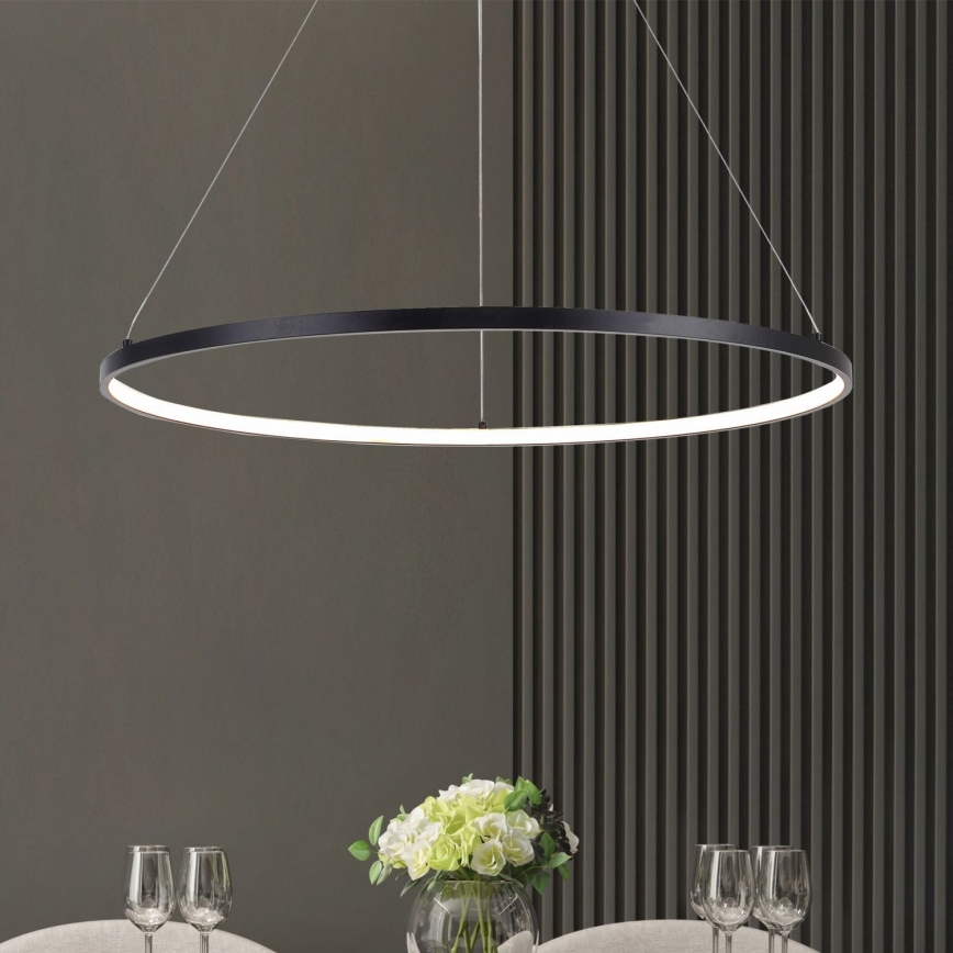 Zuma Line - LED Pakabinamas sietynas LED/40W/230V 3000/4000/6000K diametras 90 cm juoda