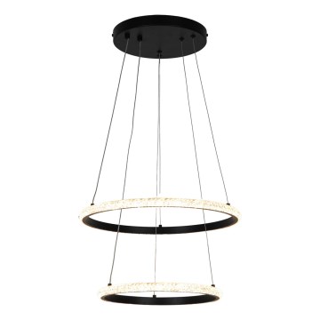Zuma Line - LED Pakabinamas sietynas RIDE LED/22W/230V + LED/14W diametras 41 cm juoda
