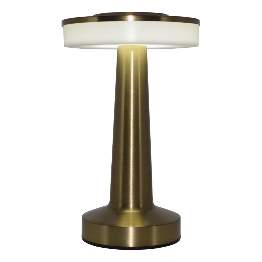 Zuma Line - LED Pritemdomas įkraunamas stalinis šviestuvas LED/2,5W/1200 mAh 3000/4000/6000K auksas