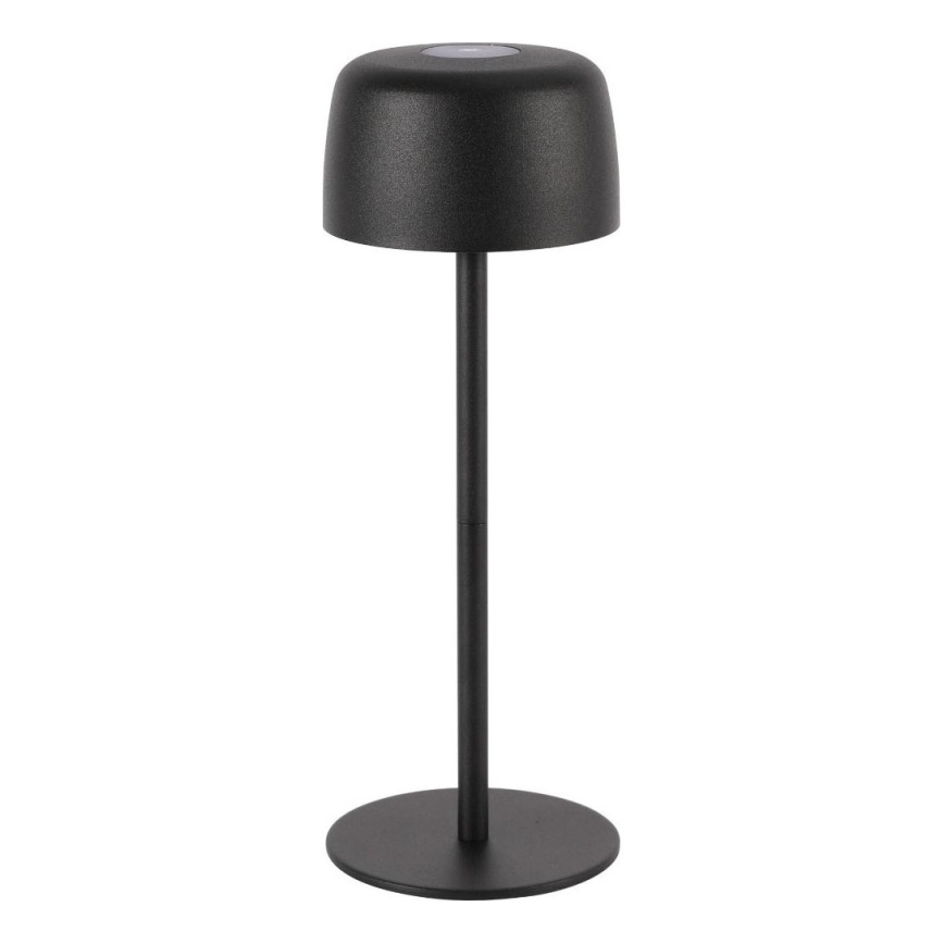 Zuma Line - LED Pritemdomas įkraunamas stalinis šviestuvas LED/2W/1200 mAh IP44 juoda