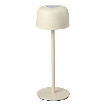 Zuma Line - LED Pritemdomas įkraunamas stalinis šviestuvas LED/2W/1200 mAh IP44 kreminė