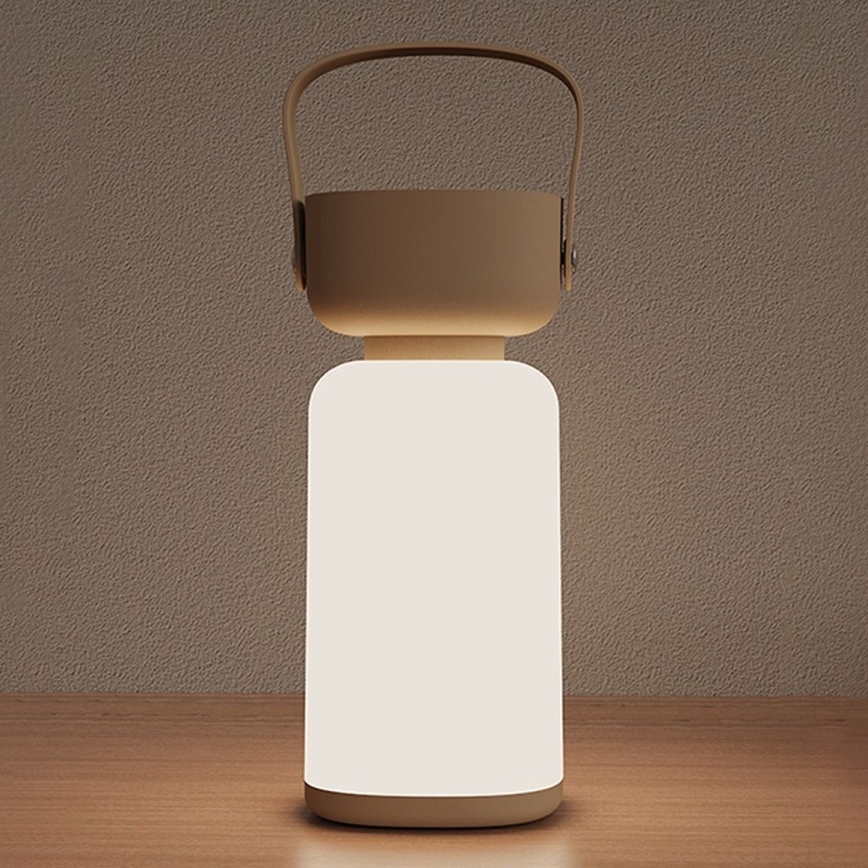 Zuma Line - LED Pritemdomas įkraunamas stalinis šviestuvas LED/3W/1200 mAh 3000/4000/6500K IP44 ruda