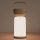Zuma Line - LED Pritemdomas įkraunamas stalinis šviestuvas LED/3W/1200 mAh 3000/4000/6500K IP44 ruda