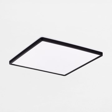 Zuma Line - LED Pritemdomas lubinis šviestuvas LED/38W/230V + LED/12W 3000/4000/5500K 40x40 cm juoda