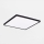 Zuma Line - LED Pritemdomas lubinis šviestuvas LED/38W/230V + LED/12W 3000/4000/5500K 40x40 cm juoda