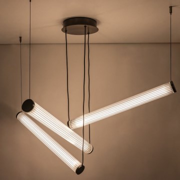 Zuma Line - LED reguliuojamas pakabinamas šviestuvas ant kabelio LED/64W/230V 2700-6500K juodos spalvos + nuotolinis valdymas