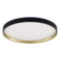Zuma Line - LED RGBW Reguliuojamas lubinis šviestuvas LED/32W/230V + LED/8W 3000-6000K juoda/auksas + nuotolinio valdymo pultas