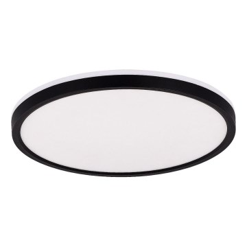 Zuma Line - LED RGBW Reguliuojamas lubinis šviestuvas LED/32W/230V + LED/8W 3000-6000K juoda + nuotolinio valdymo pultas