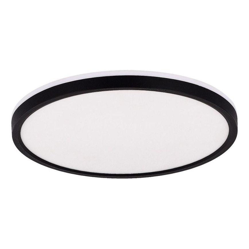 Zuma Line - LED RGBW Reguliuojamas lubinis šviestuvas LED/32W/230V + LED/8W 3000-6000K juoda + nuotolinio valdymo pultas