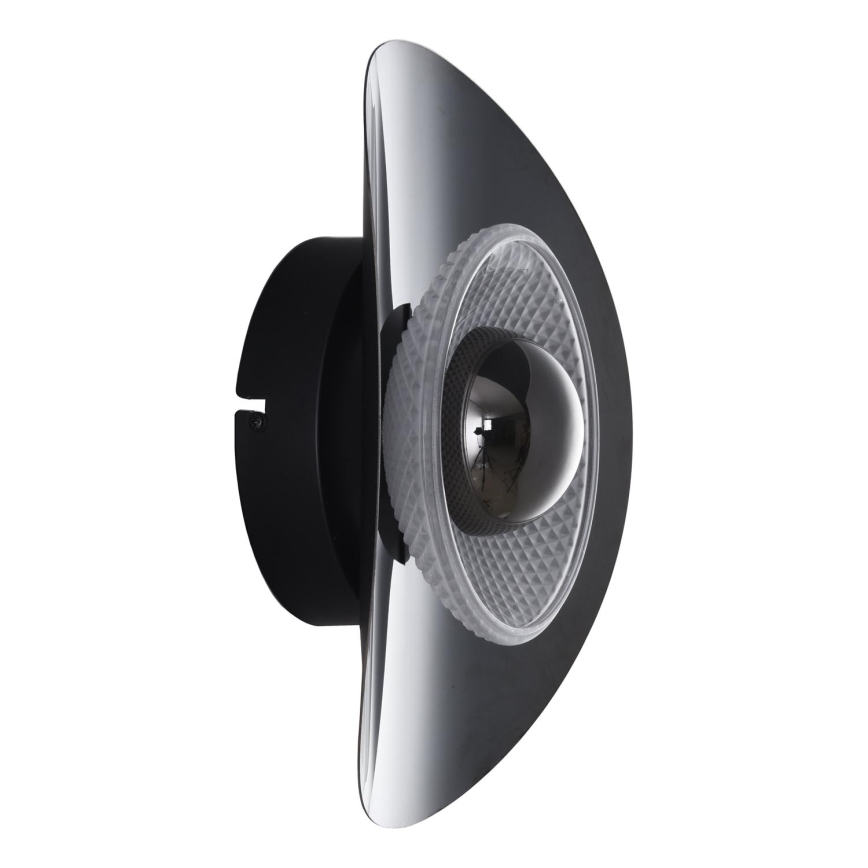 Zuma Line - LED sieninis šviestuvas LED/8W/230V juoda/dūminė juoda