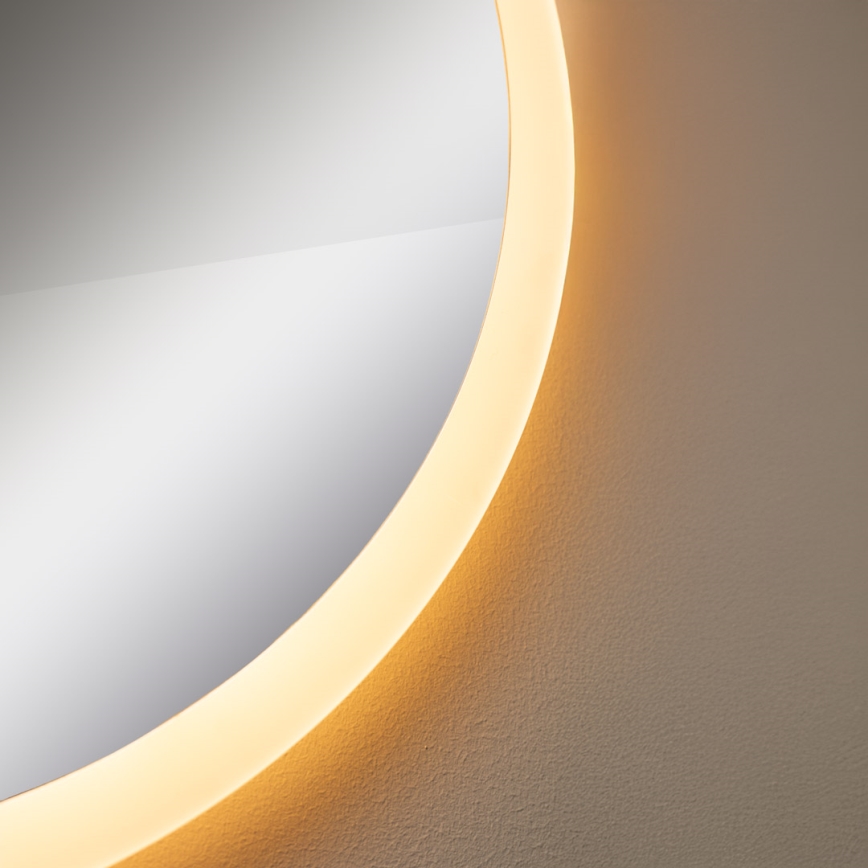 Zuma Line - LED Vonios sieninis veidrodis su apšvietimu LED/24W/230V 3000/4000/6000K d. 60 cm IP44 baltos spalvos