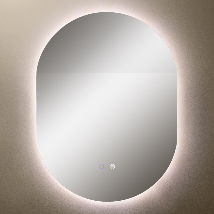 Zuma Line - LED Vonios šildomas sieninis veidrodis su foniniu apšvietimu LED/24W/230V 3000/4000/6000K 70x50 cm IP44