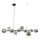 Zuma Line - Liustra ant laido 10xG9/8W/230V juoda/dūminė juoda