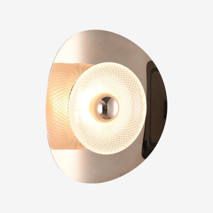 Zuma Line - LED sieninis šviestuvas LED/8W/230V rožinio aukso