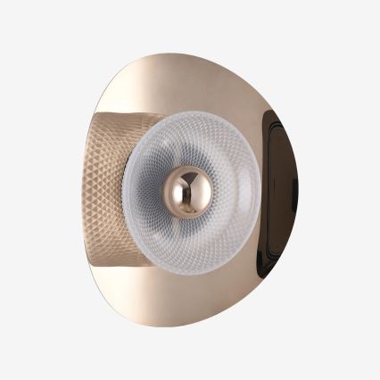 Zuma Line - LED sieninis šviestuvas LED/8W/230V rožinio aukso