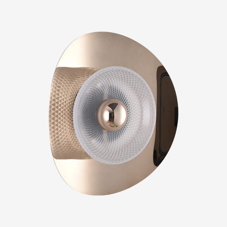 Zuma Line - LED sieninis šviestuvas LED/8W/230V rožinio aukso