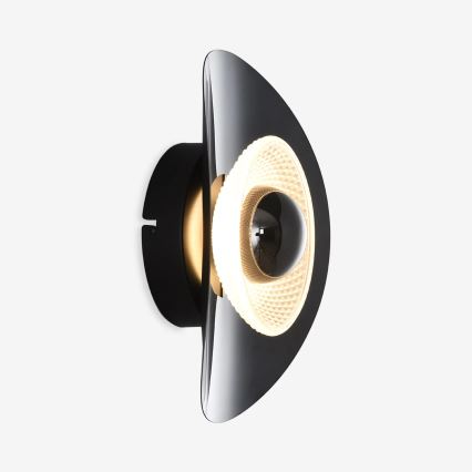 Zuma Line - LED sieninis šviestuvas LED/8W/230V juoda/dūminė juoda