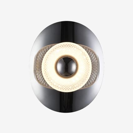 Zuma Line - LED sieninis šviestuvas LED/8W/230V juoda/dūminė juoda
