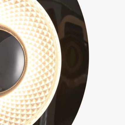 Zuma Line - LED sieninis šviestuvas LED/8W/230V juoda/dūminė juoda